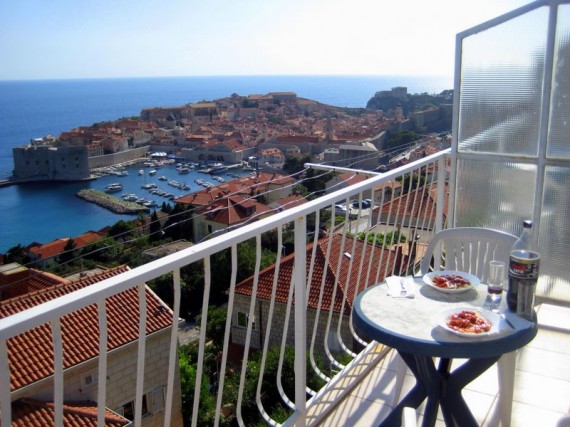 Dinner overlooking Dubrovnik