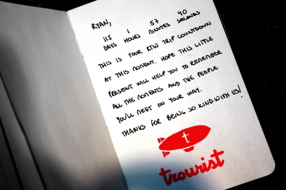Trourist Personalized Note