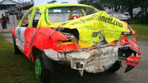 Pause The Moment Demolition Derby Car - AFTER!