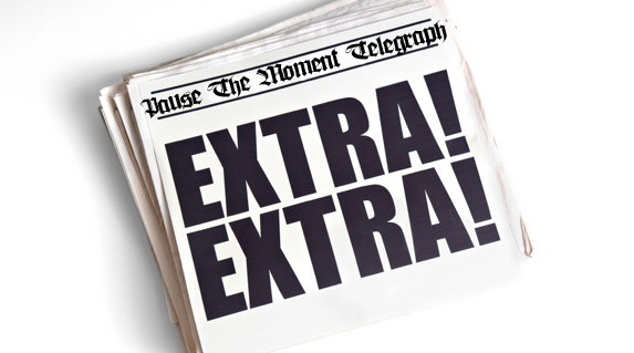 Pause The Moment Telegraph Newspaper