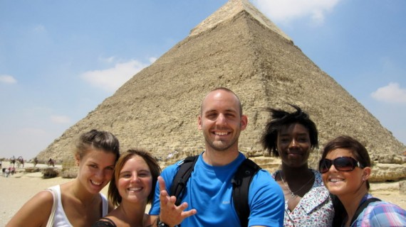 Group photo at Giza