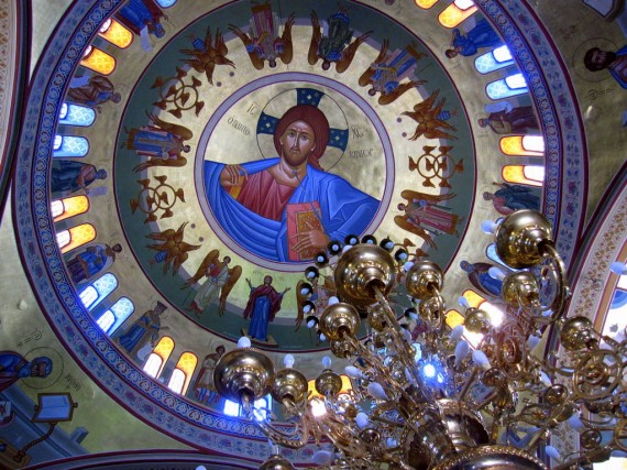 Candelmas Cathedral Church Santorini