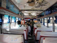 Public bus from Chiang Mai to Pai