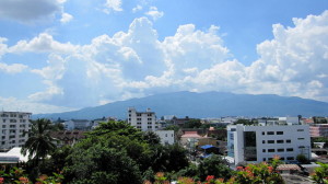 View from Centara Hotel Pool in Chiang Mai
