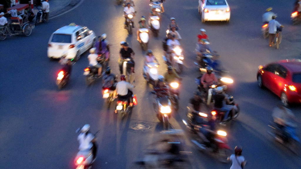 Hanoi Traffic Traffic in Hanoi Vietnam