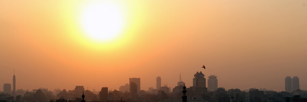Watching the Sunset at Al-Azhar Park
