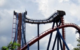 SheiKra's 200ft - 90 degree vertical drop SheiKra's 200ft - 90 degree vertical drop