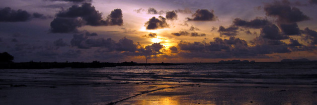 Free Desktop Wallpaper: Purple Sunset