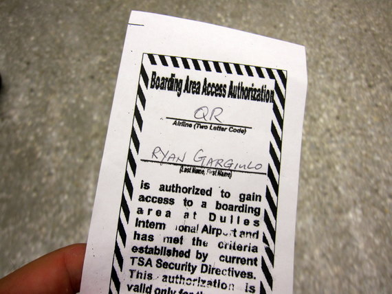 Dulles Boarding Area Access Authorization Dulles Boarding Area Access Authorization