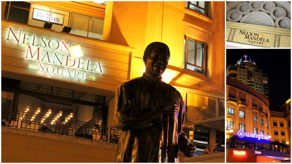 Nelson Mandela Square - Johannesburg, South Africa Nelson Mandela Square - Johannesburg, South Africa