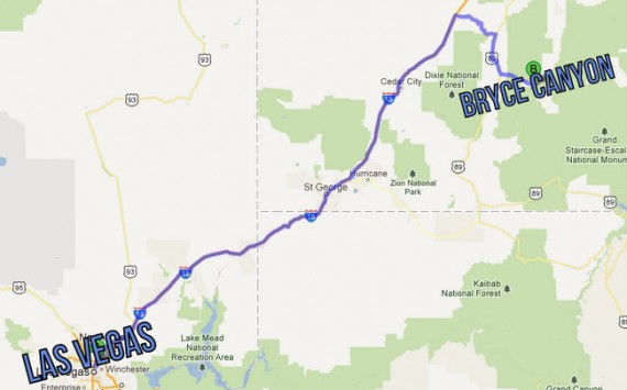 Las Vegas to Bryce Canyon National Park