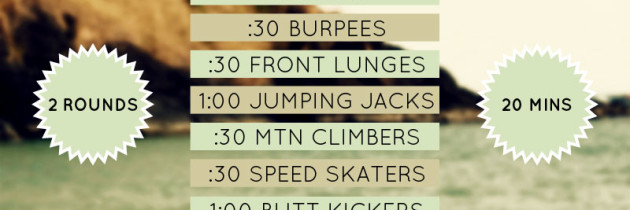Travel Workout: 20 Minute Sweat!