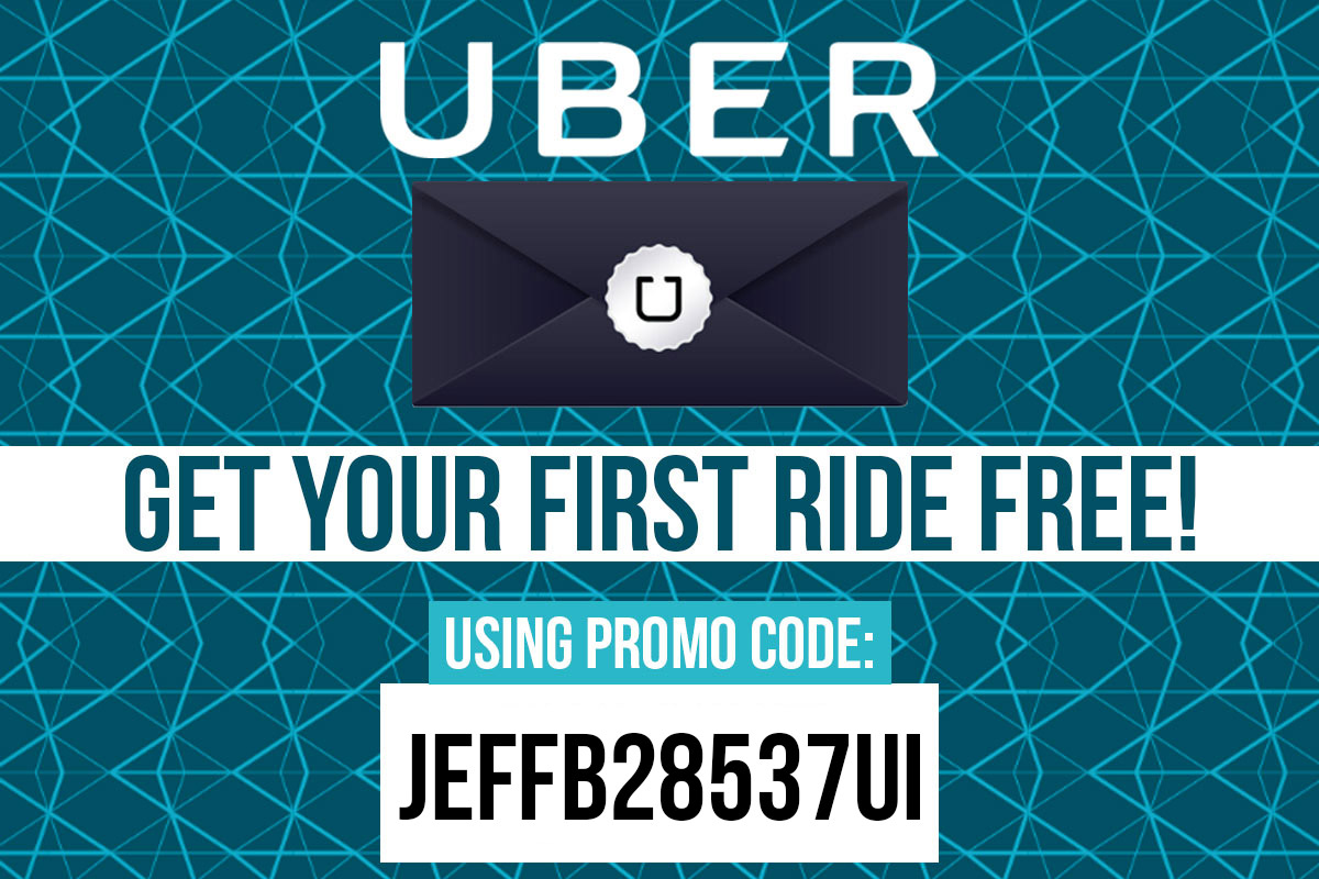 UBER Coupon Code First Ride FREE (Code JEFFB28537UI)