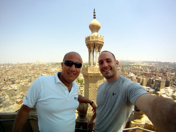 Mahmoud and I at Bab Zuweila