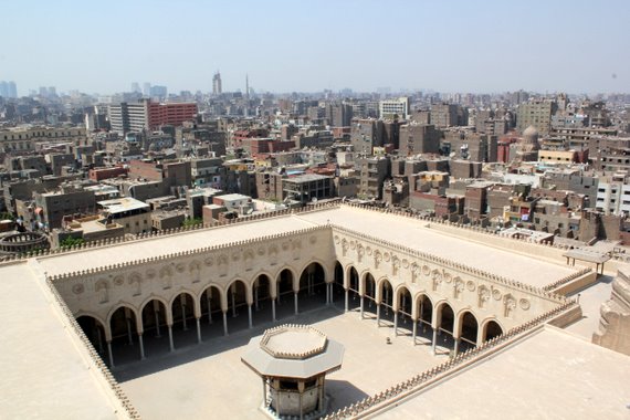 View from the minaret towers of Bab Zuweila