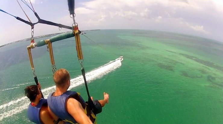 Parasailing with Fury Key West