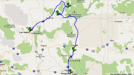 Road Trip Map