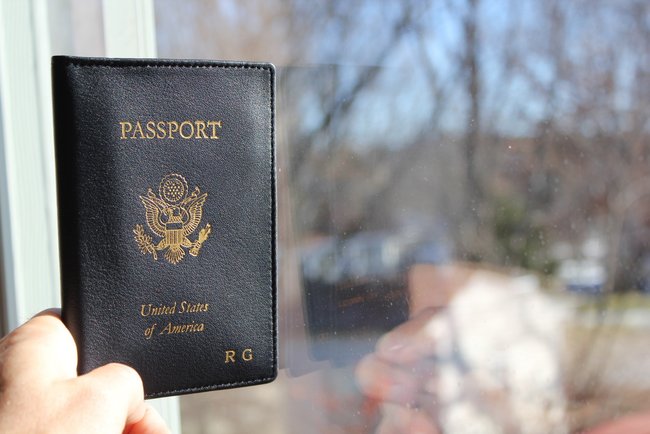 Royce Leather RFID Blocking Passport Jacket