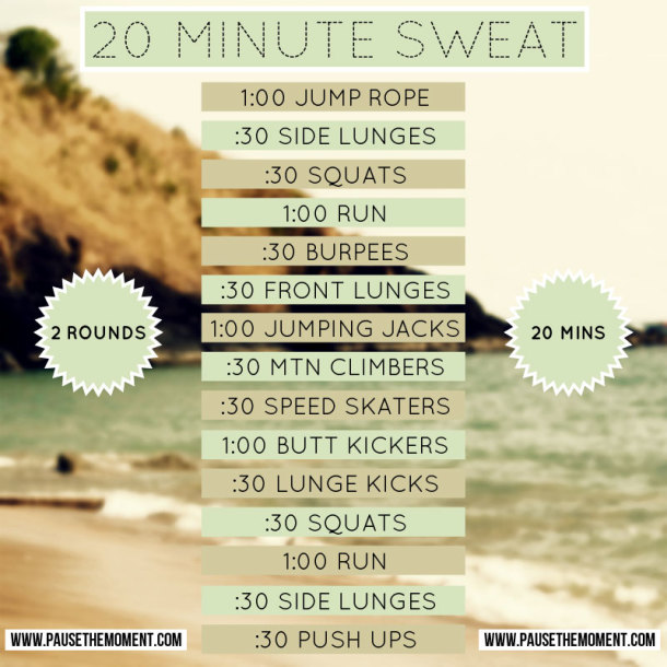 20 MINUTE HIIT WORKOUT