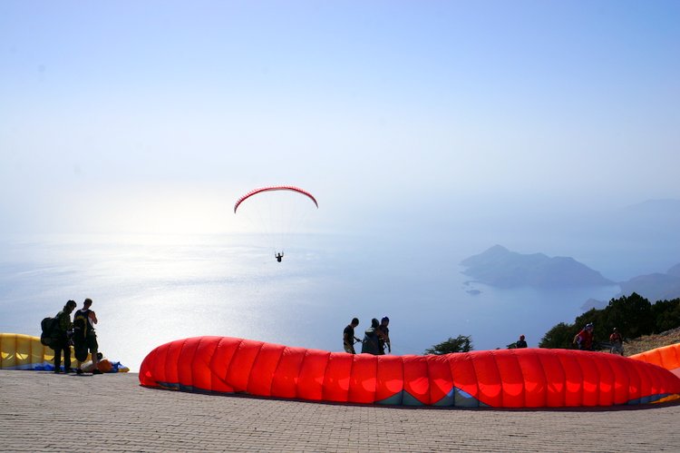 Paragliding in Oludeniz, Turkey