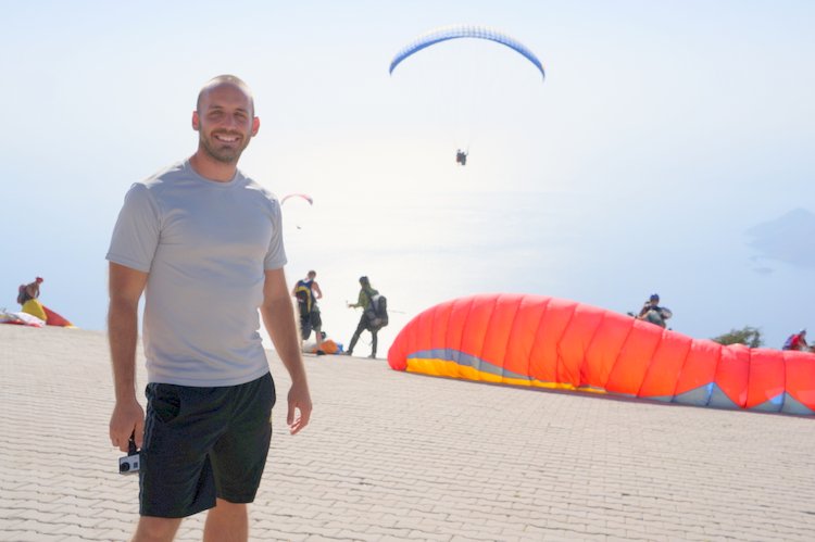 Paragliding in Oludeniz, Turkey