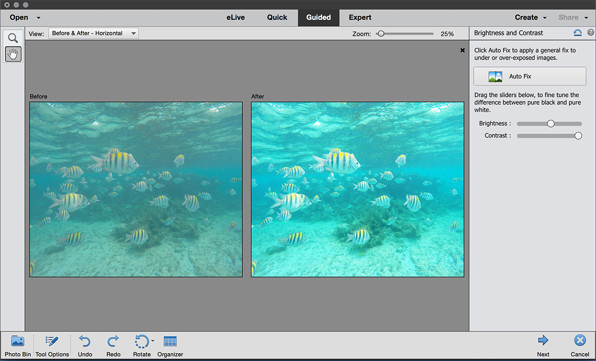 Adobe Photoshop Elements 14 Guided Edits Test