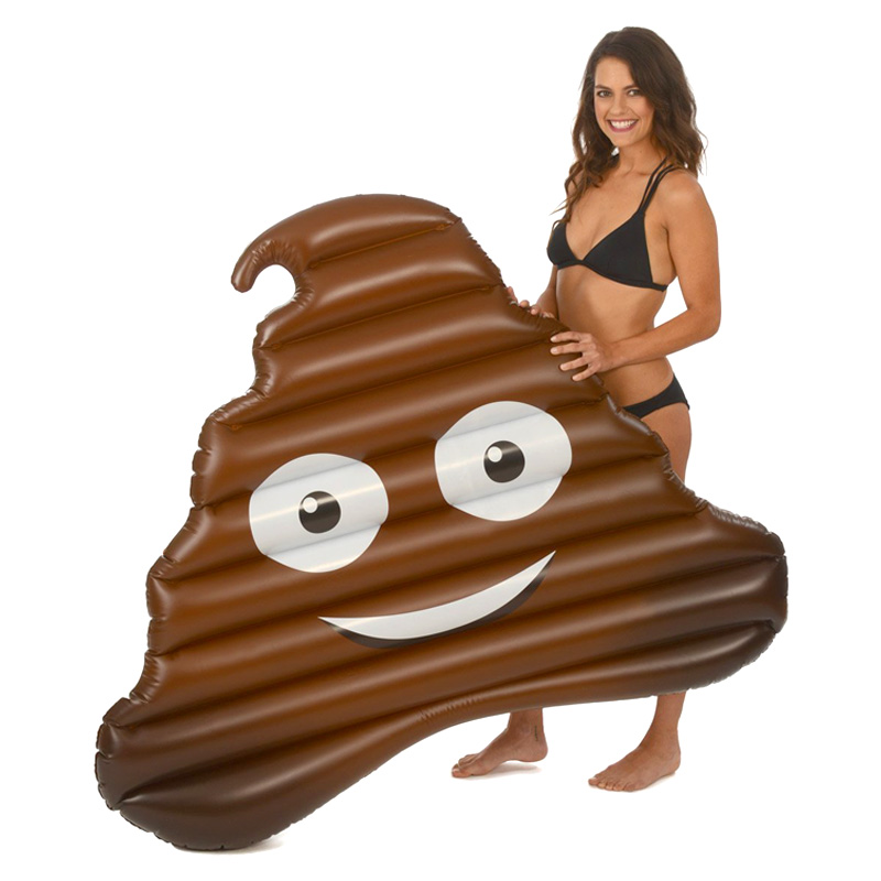 Yacht Week Poop Emoji Float