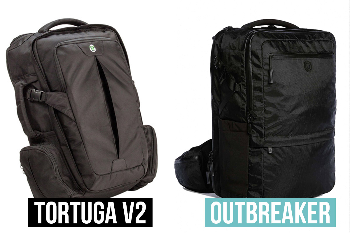 Tortuga Backpack vs Tortuga Outbreaker Comparison
