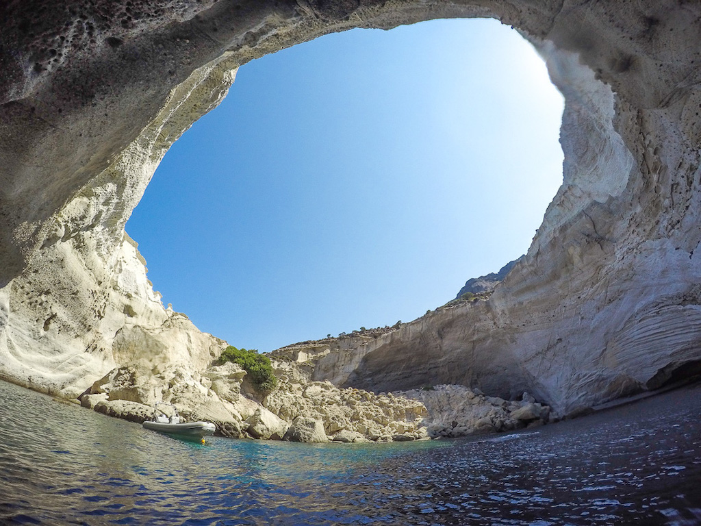 Sykia Cave Milos Greece